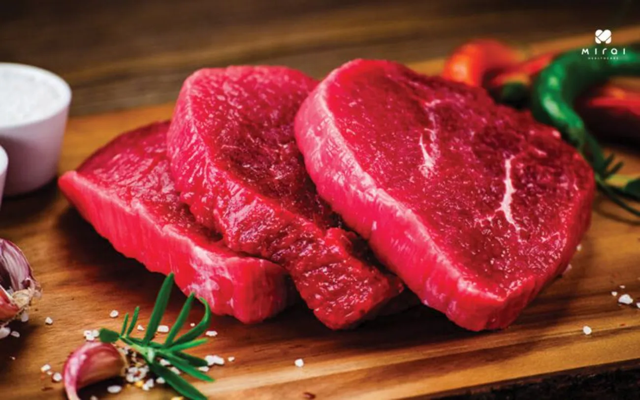 Hạn chế ăn thịt đỏ (thịt bò, lợn, cừu)