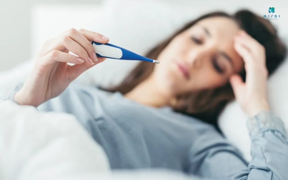 Sốt cao là biểu hiện bạn đã mắc cúm mùa