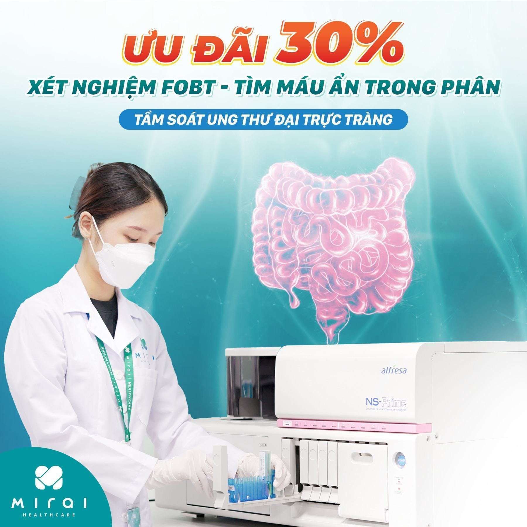 TEST UNG THƯ ĐẠI TRÀNG TẠI NHÀ GIÚP THEO DÕI SỨC KHỎE THUẬN TIỆN